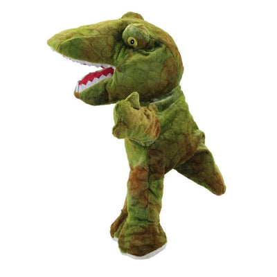 The Puppet Company Eco Walking Hand Puppet T Rex Brown
