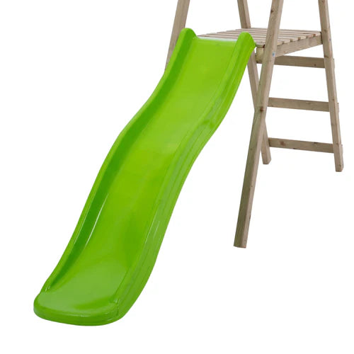 TP Forest Multiplay Double Wooden Swing Set And Slide