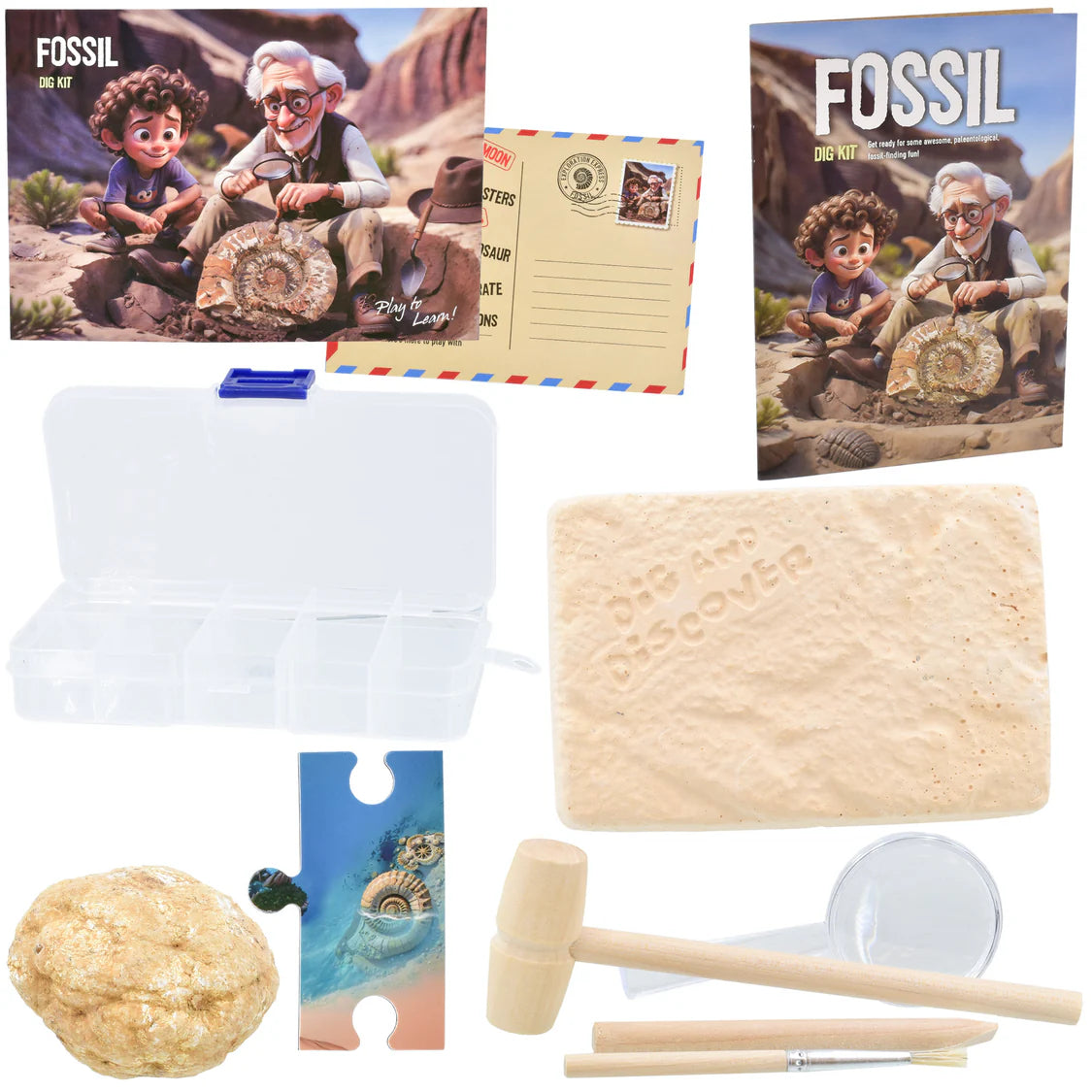 World Of Science Fossil Dig Kit Playset