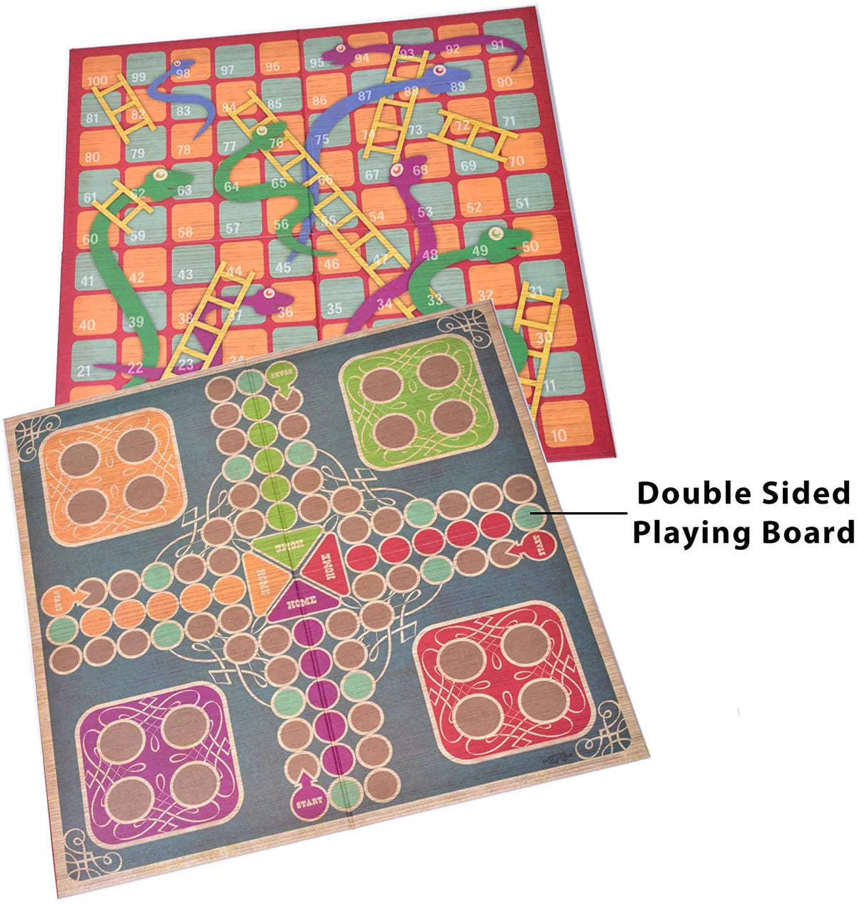 Snakes And Ladders 2 In 1 Board Game Set