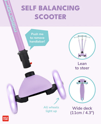 BoldCube Teeny 3 Wheel Scooter Lilac 3-6 Years