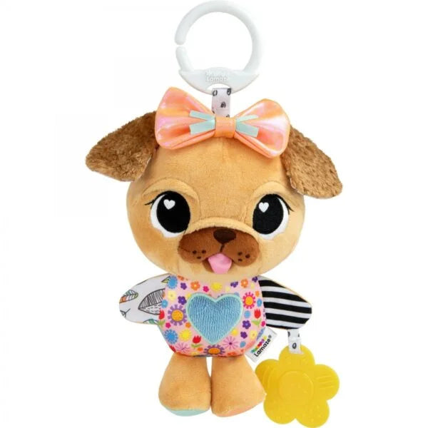 Lamaze Lovely The Pug Clip On Pram Toy