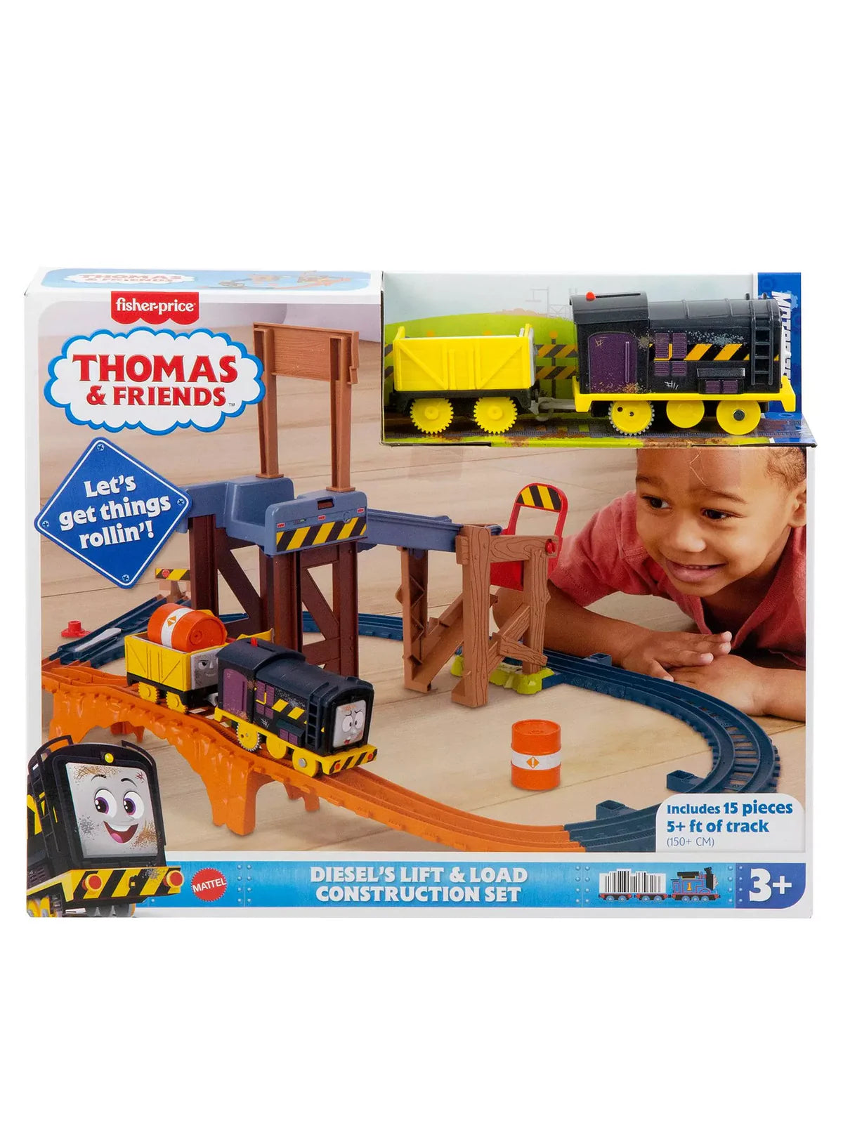 Thomas And Friends Diesel's Lift And Load Construction Track Set