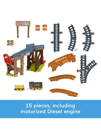 Thomas And Friends Diesel's Lift And Load Construction Track Set