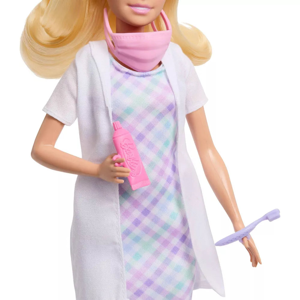 Barbie You Can Be Anything Doll Dentist With Accessories