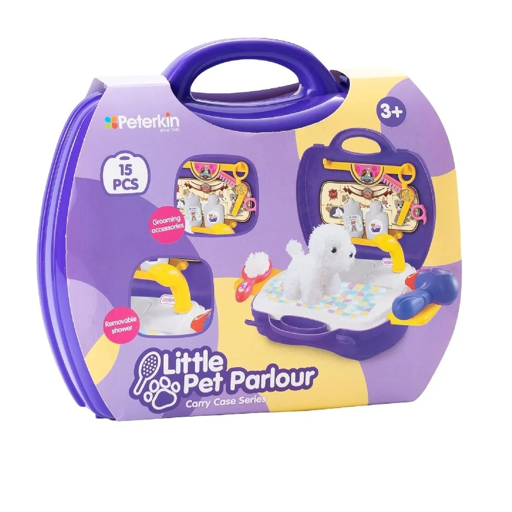 Little Pet Parlour Toy Pet Grooming Playset