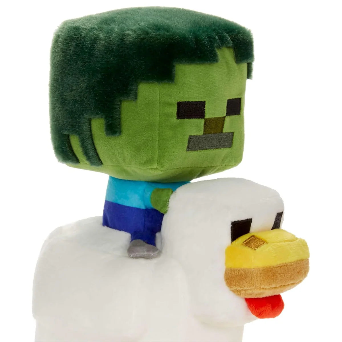 Minecraft 8" Plush Soft Toy Chicken Jockey