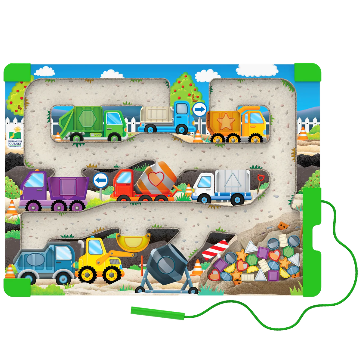 Sort And Learn Magnetic Wooden Jigsaw Puzzle Shapes