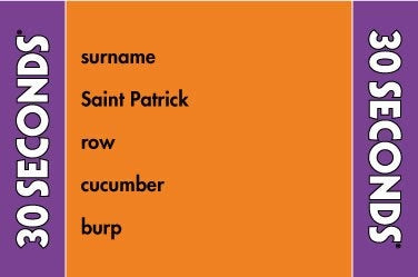 30 Seconds Junior Game Irish Edition