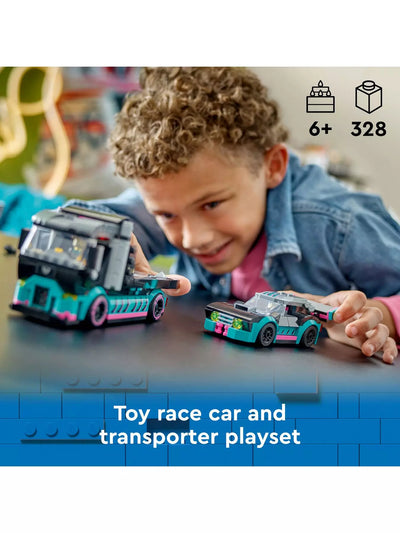 Lego City 60406 Race Car And Race Car Carrier Truck