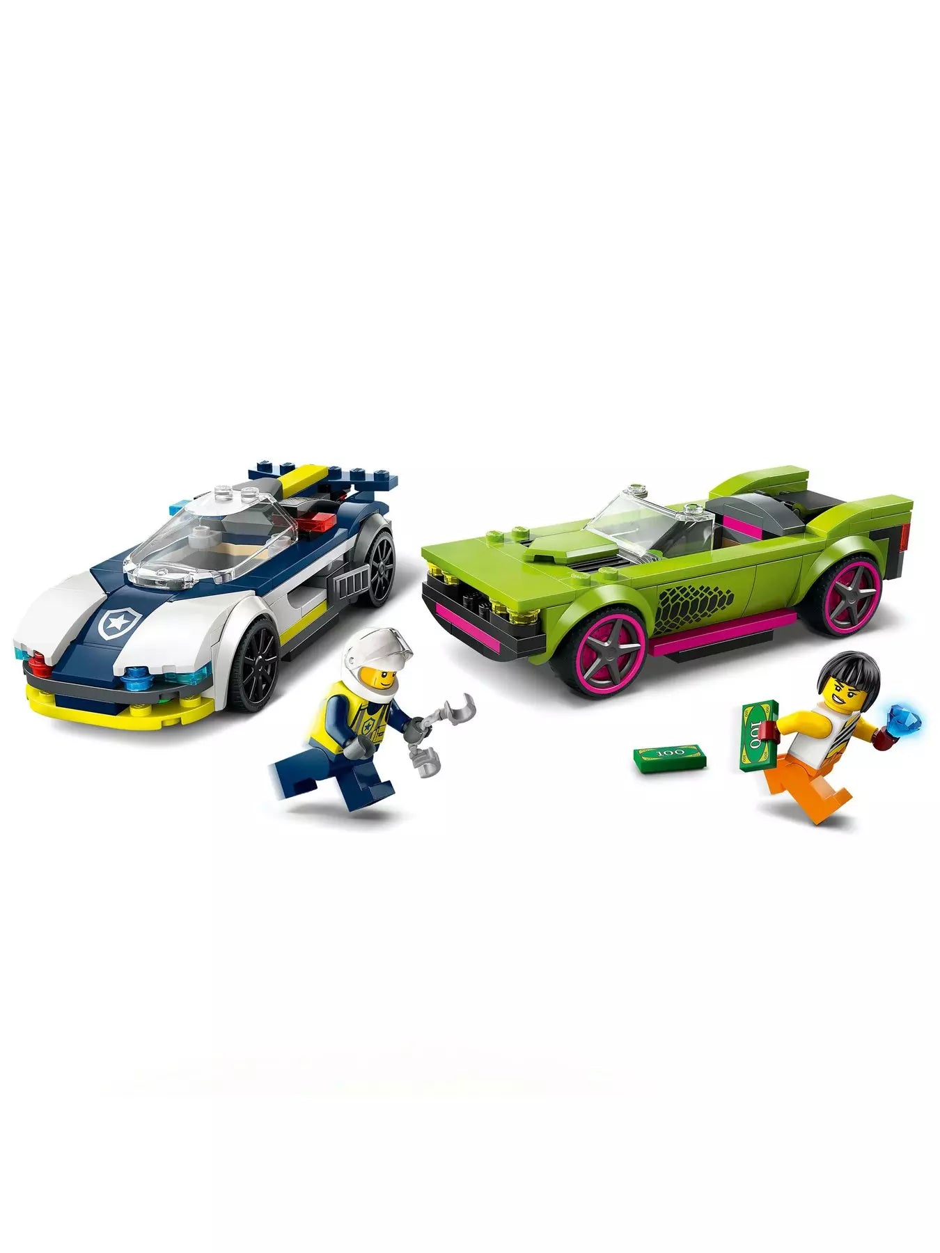 Lego City 60415 Police Car And Muscle Car Chase