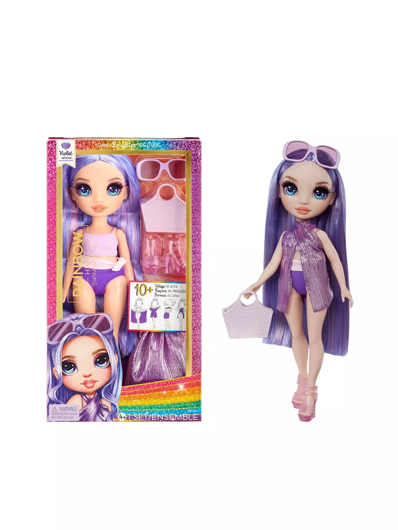 Rainbow High Swim And Style Doll Violet Willow