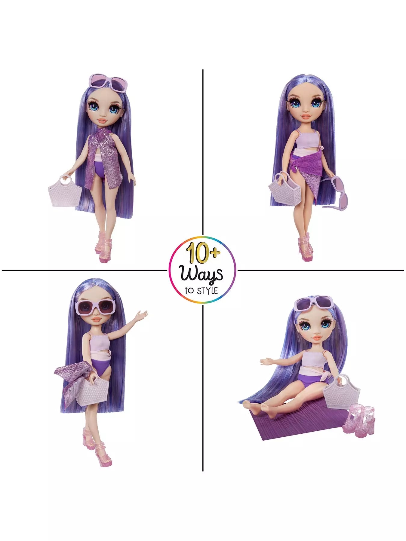 Rainbow High Swim And Style Doll Violet Willow