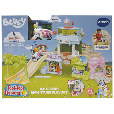 VTech Bluey Toot Toot Drivers Ice Cream Adventure Playset
