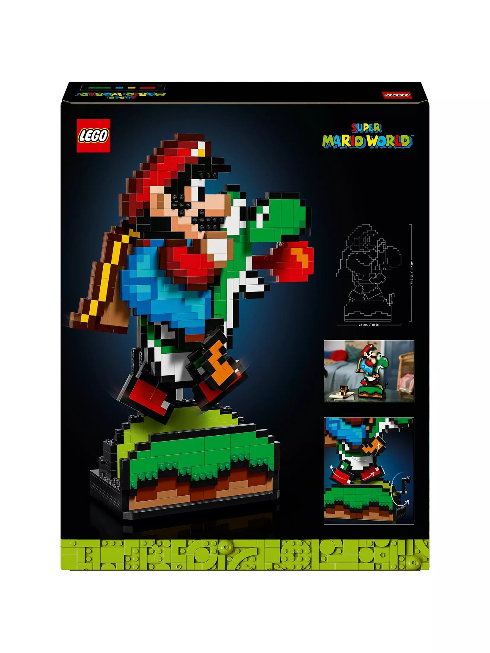Lego Super Mario 71438 Super Mario World Mario And Yoshi Interactive Model Set