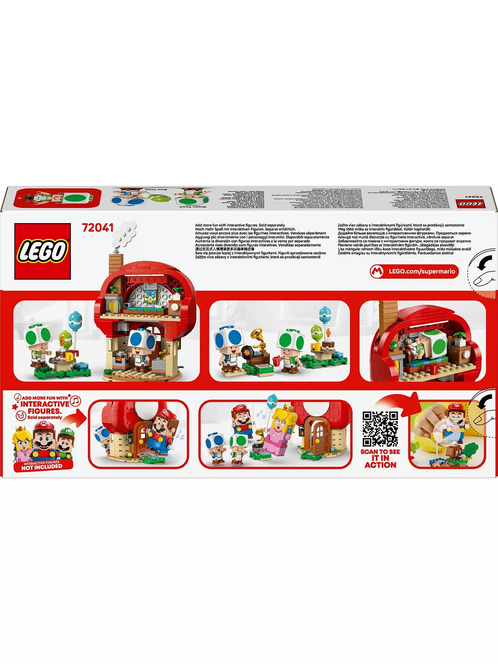 Lego Super Mario 72041 Party At Toad's House