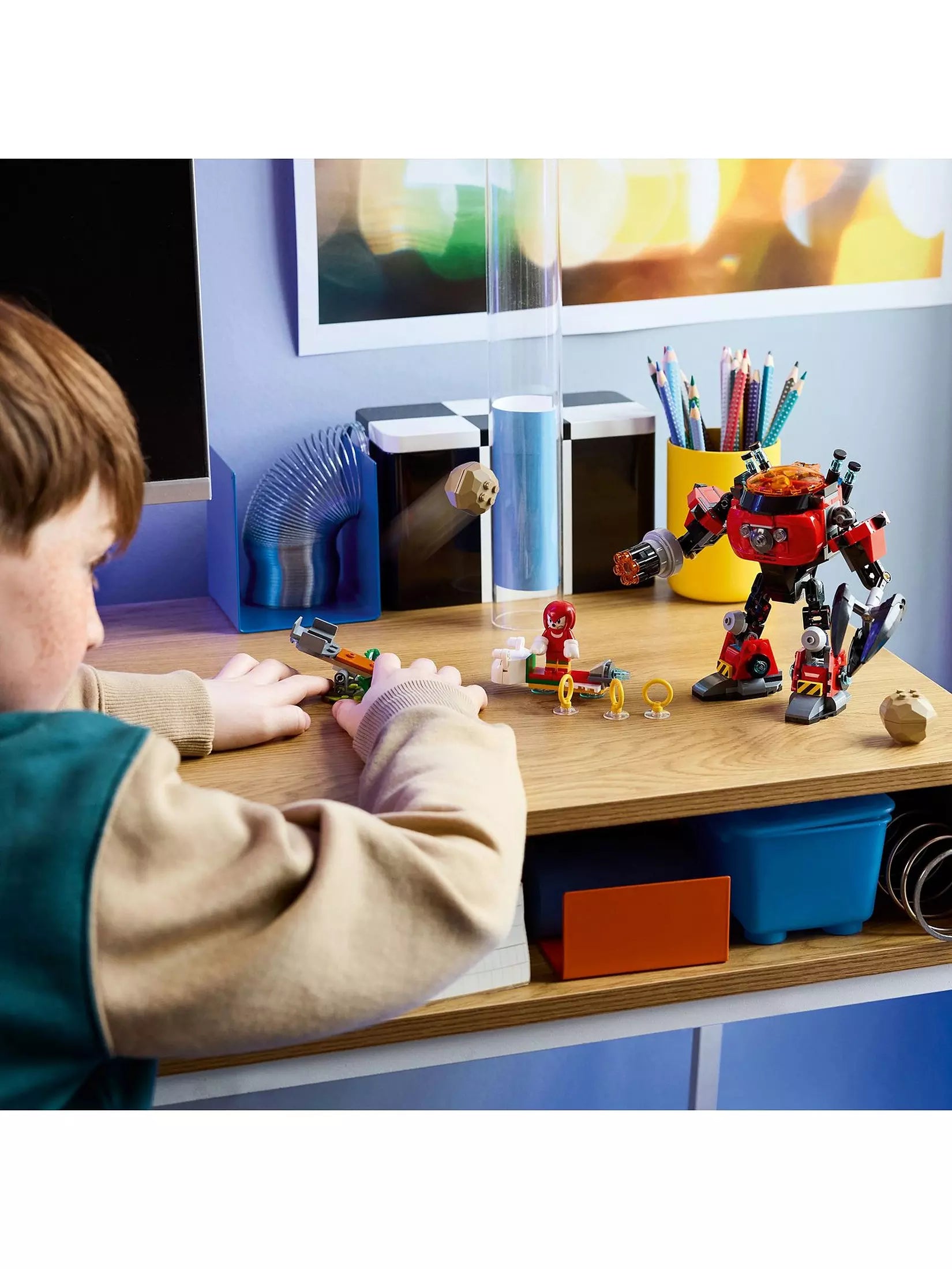 Lego Sonic The Hedgehog 77005 Kuckles vs Dr Eggman Egg Crusher Mec