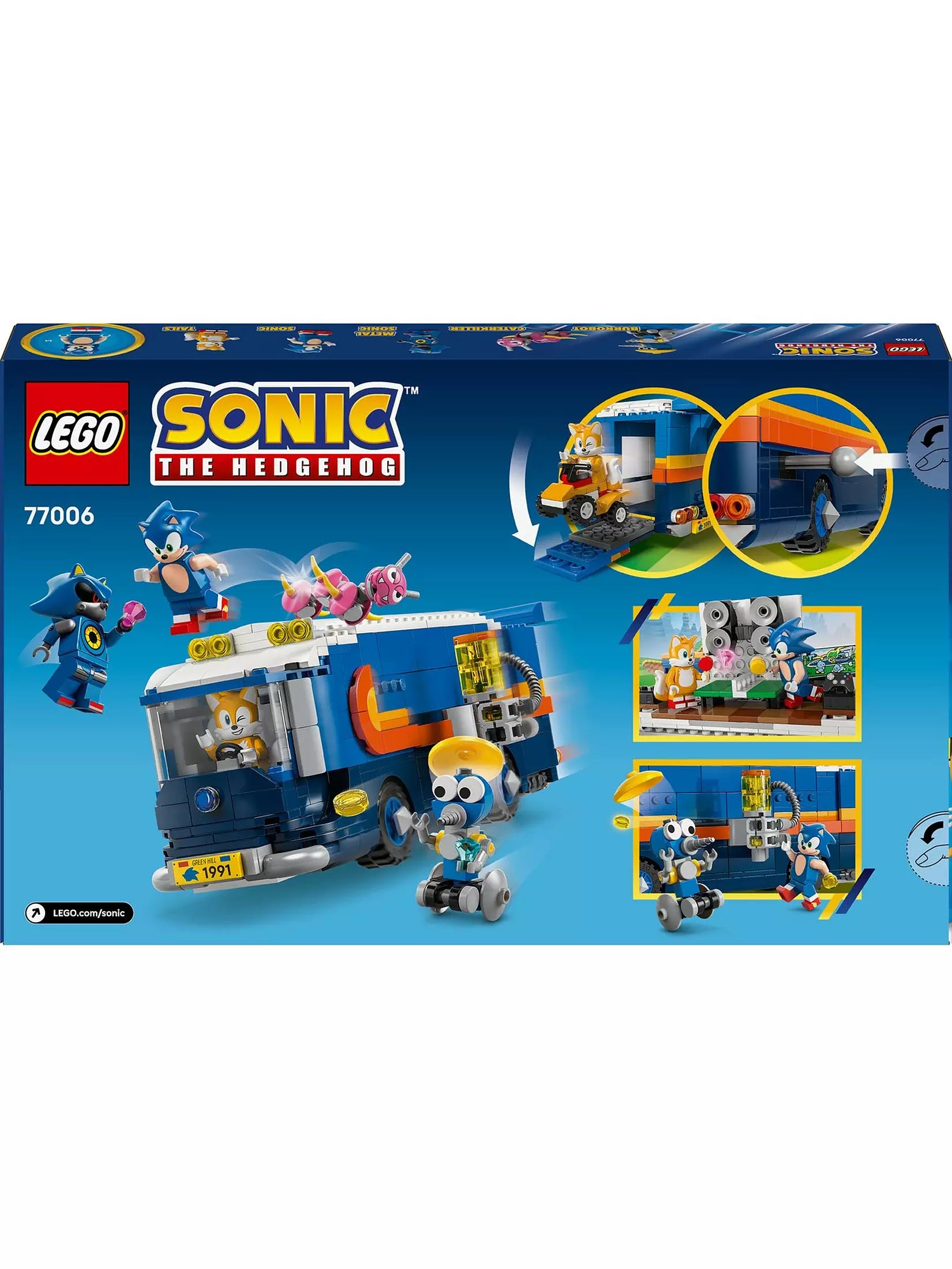 Lego Sonic The Hedgehog 77006 Team Sonic Command Truck
