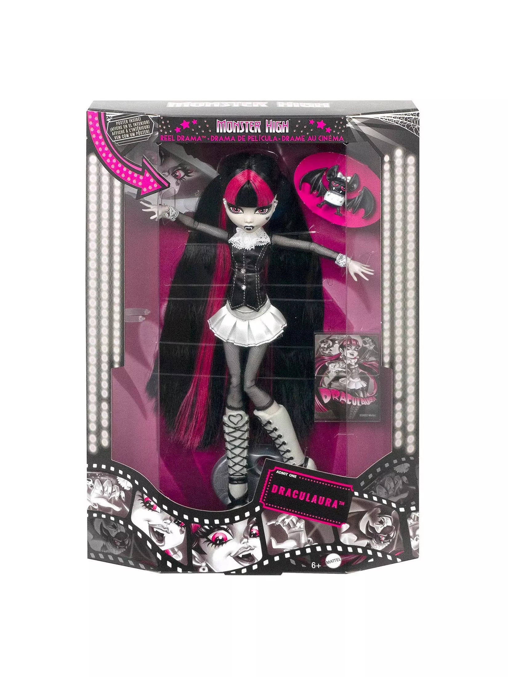 Monster High Reel Drama Doll Draculaura