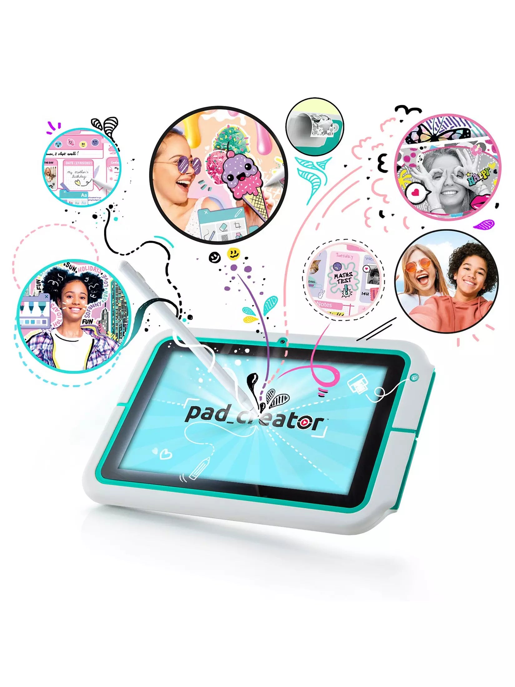 Pad Creator Instant Print Tablet With Camera