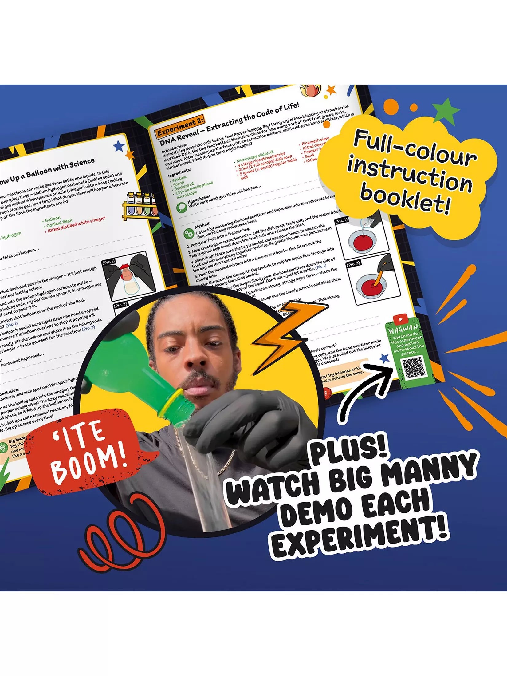Big Manny Science Innit Chemistry Playset