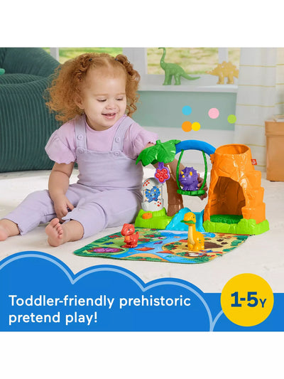 Fisher Price Little People Dinosaur Village And Playmat Playset