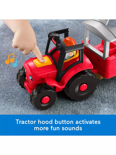 Fisher Price Little People Caring For Animals Tractor Gift Set
