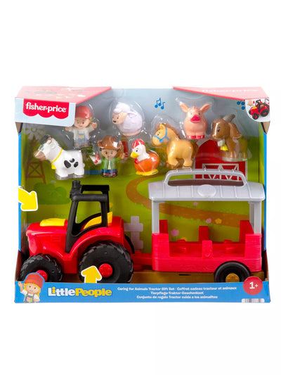 Fisher Price Little People Caring For Animals Tractor Gift Set