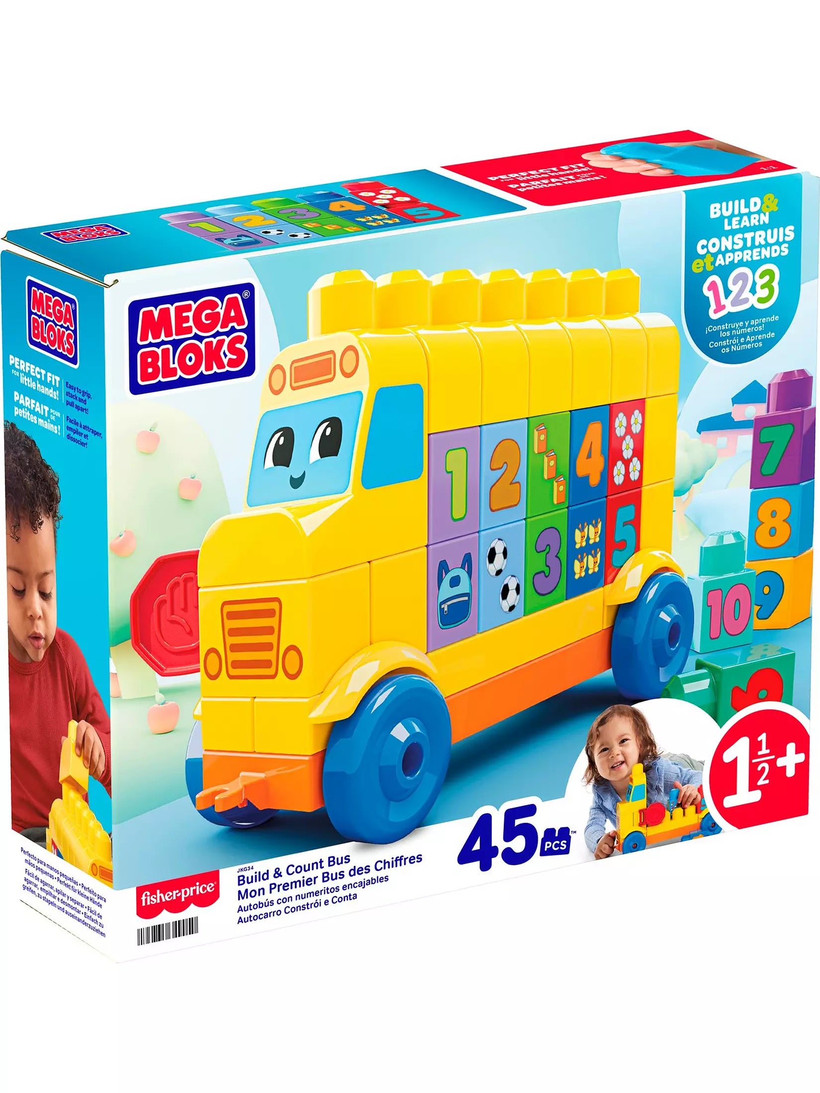 Mega Bloks Build And Count Bus