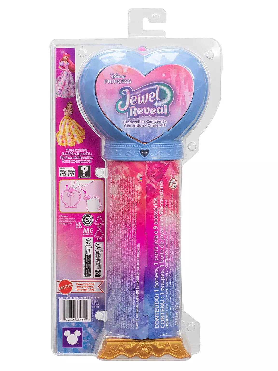 Disney Princess Jewel Reveal Doll Cinderella