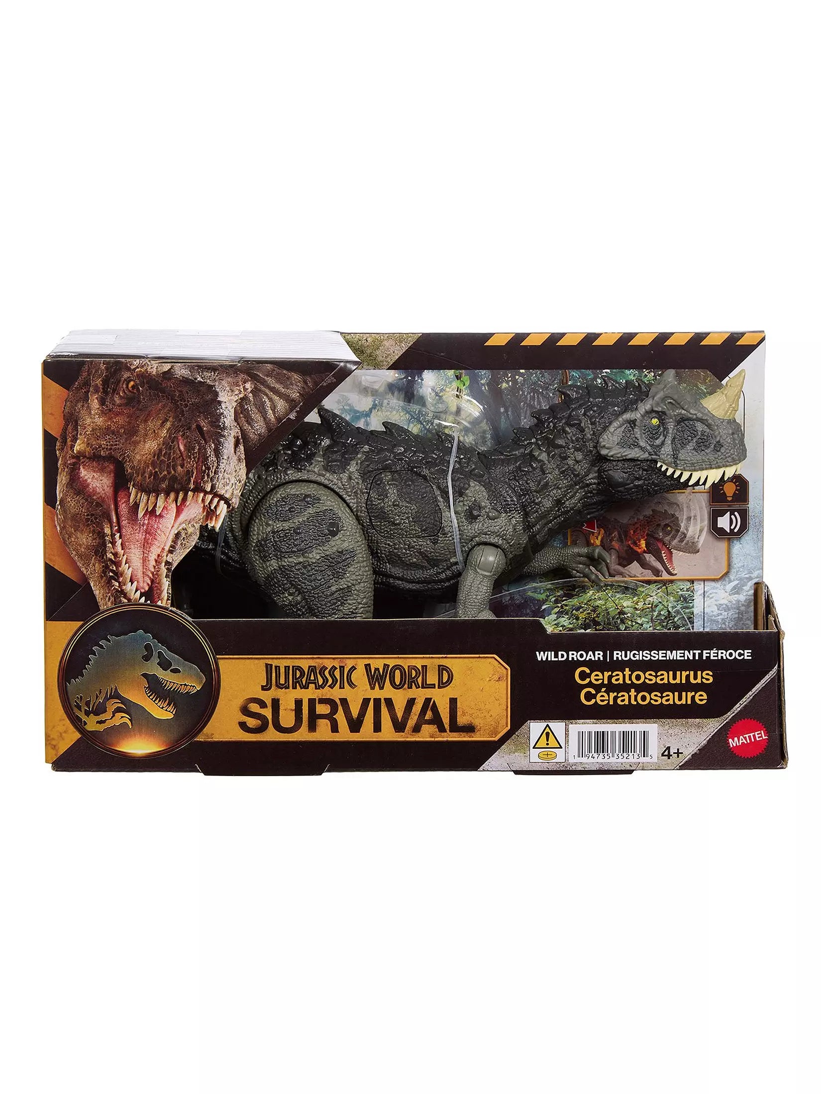 Jurassic World Survival Wild Roar Dinosaur Ceratosaurus