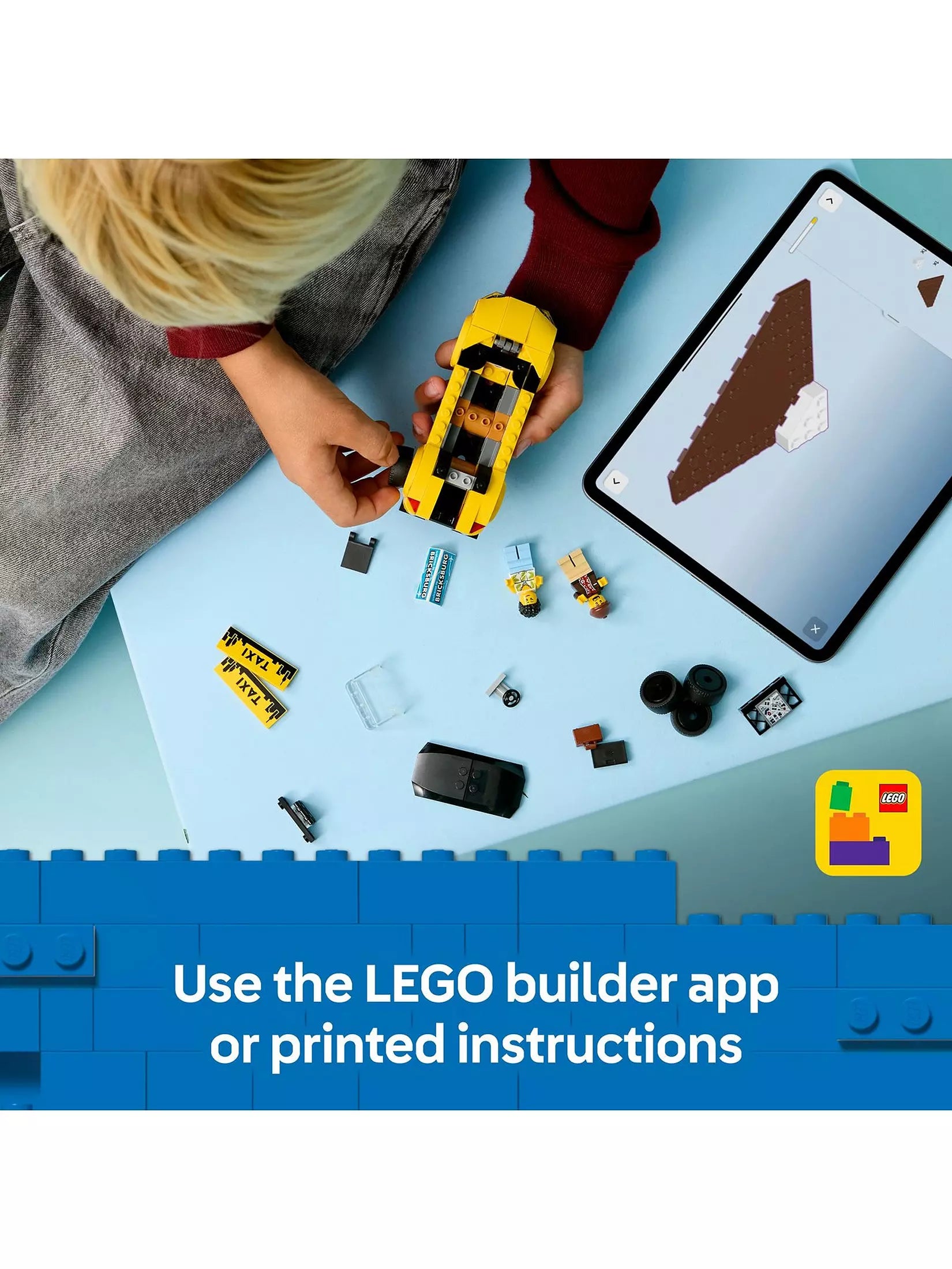 Lego City 60487 Yellow Taxi