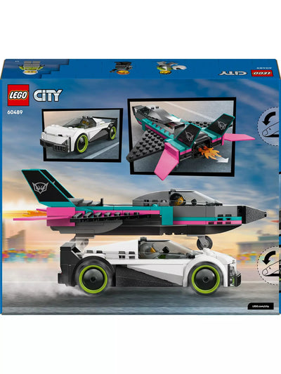 Lego City 60489 Jet vs Car