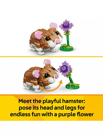 Lego Creator 31376 Cute Hamster With Flower