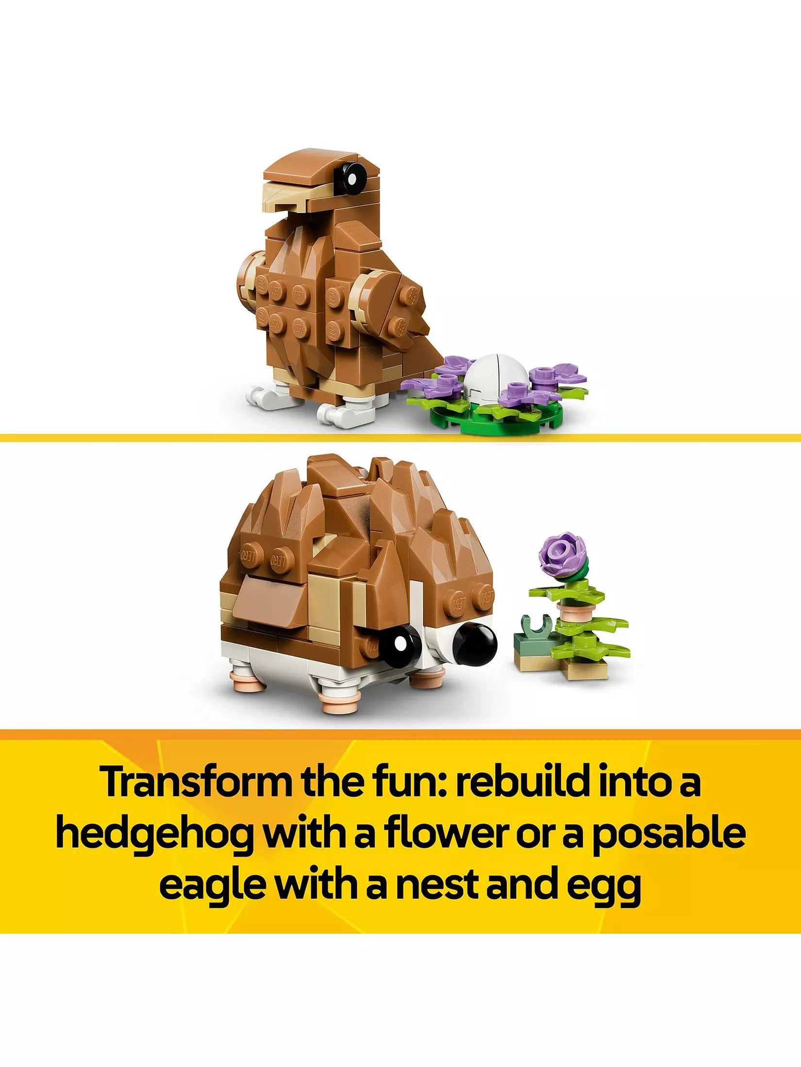 Lego Creator 31376 Cute Hamster With Flower
