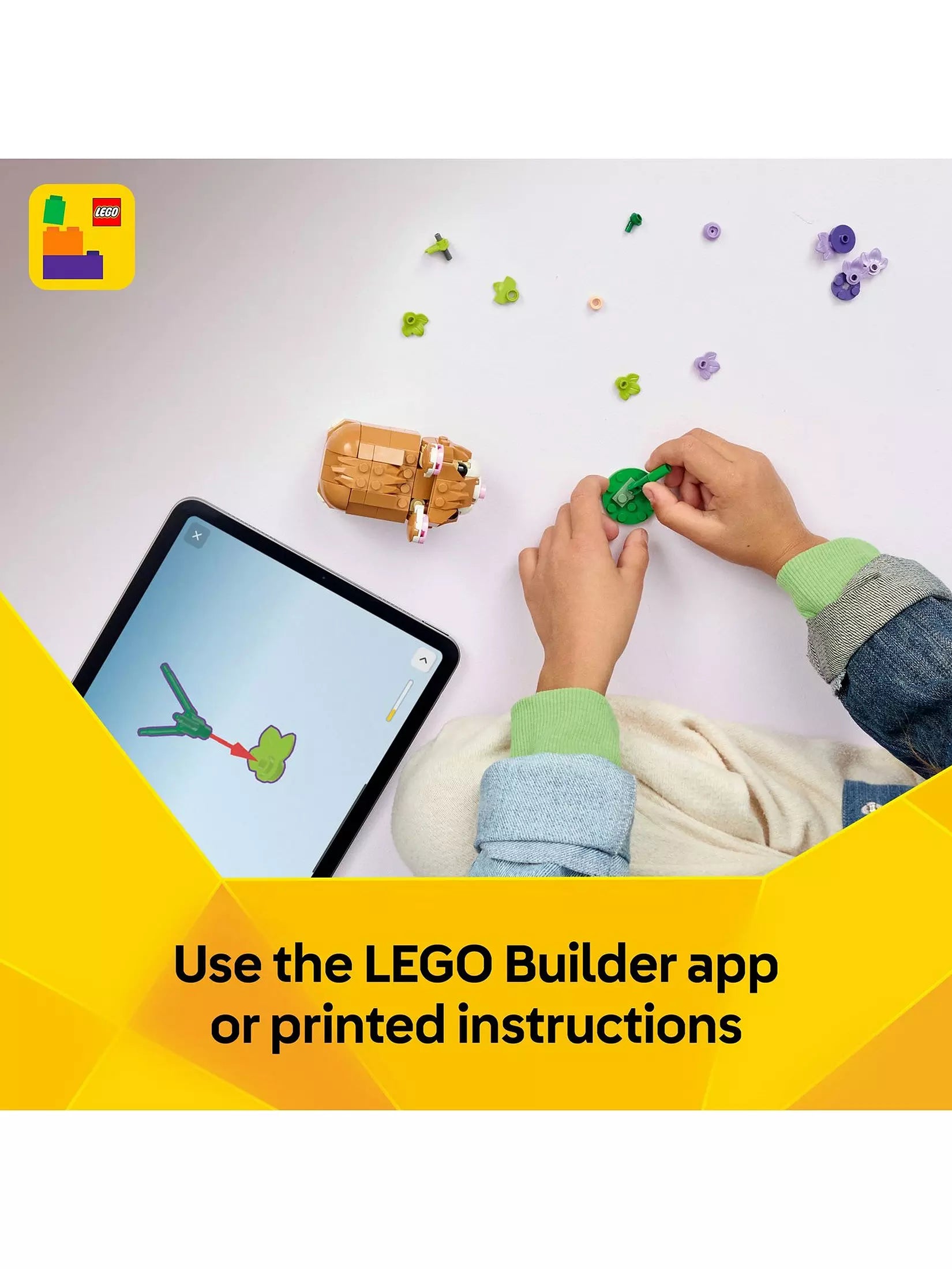 Lego Creator 31376 Cute Hamster With Flower