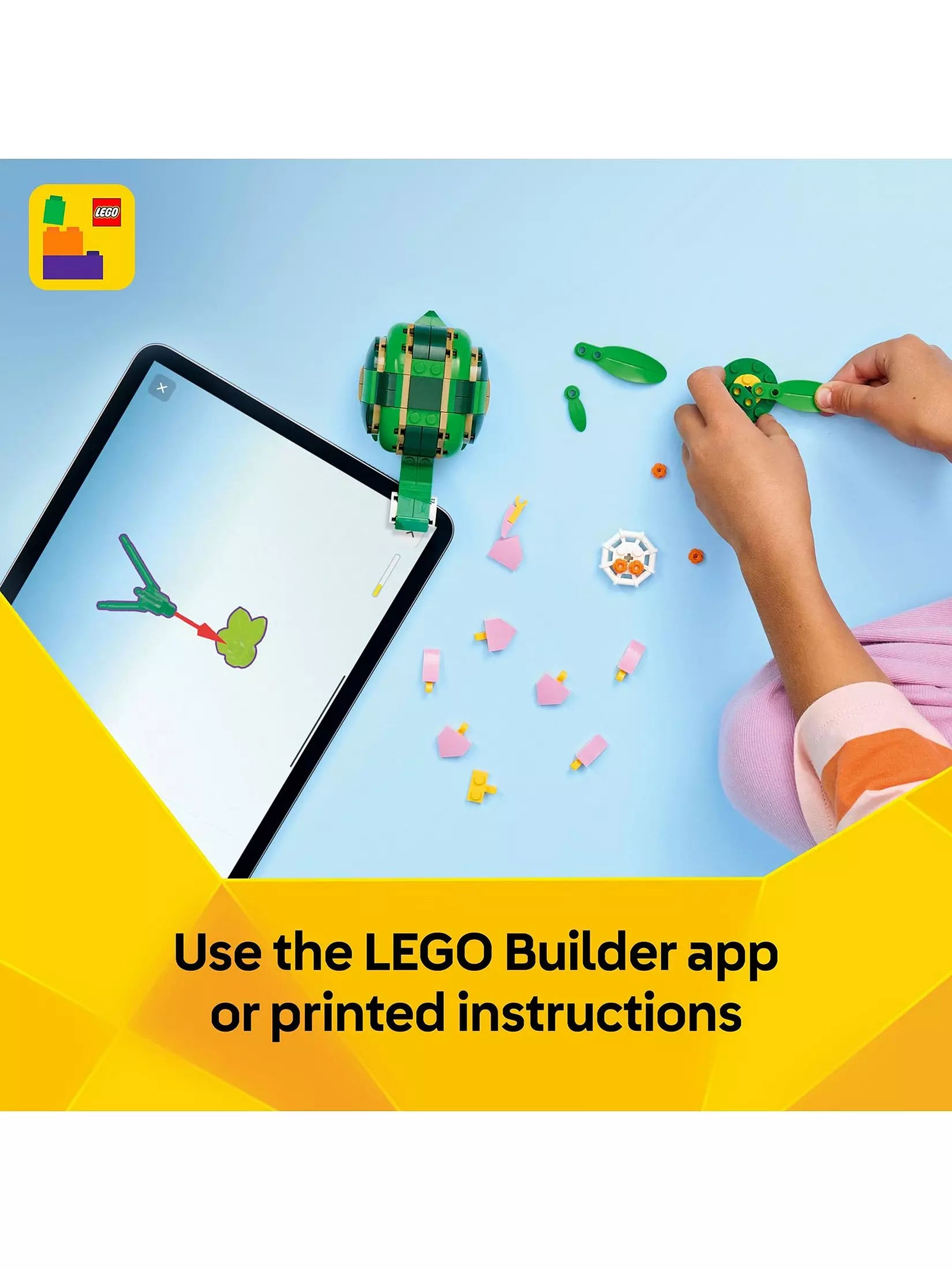 Lego Creator 31377 Turtle With Waterlily