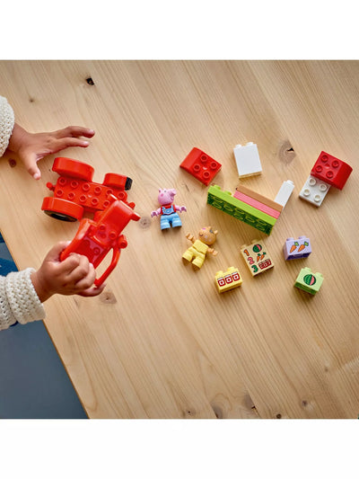 Lego Duplo 10468 Peppa Pig Tractor And Market
