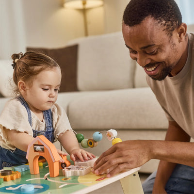 Tiny Love Farmers Funday Wooden Activity Table Infant Toy