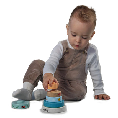 Tiny Love Wooden Stacking Tower Infant Toy