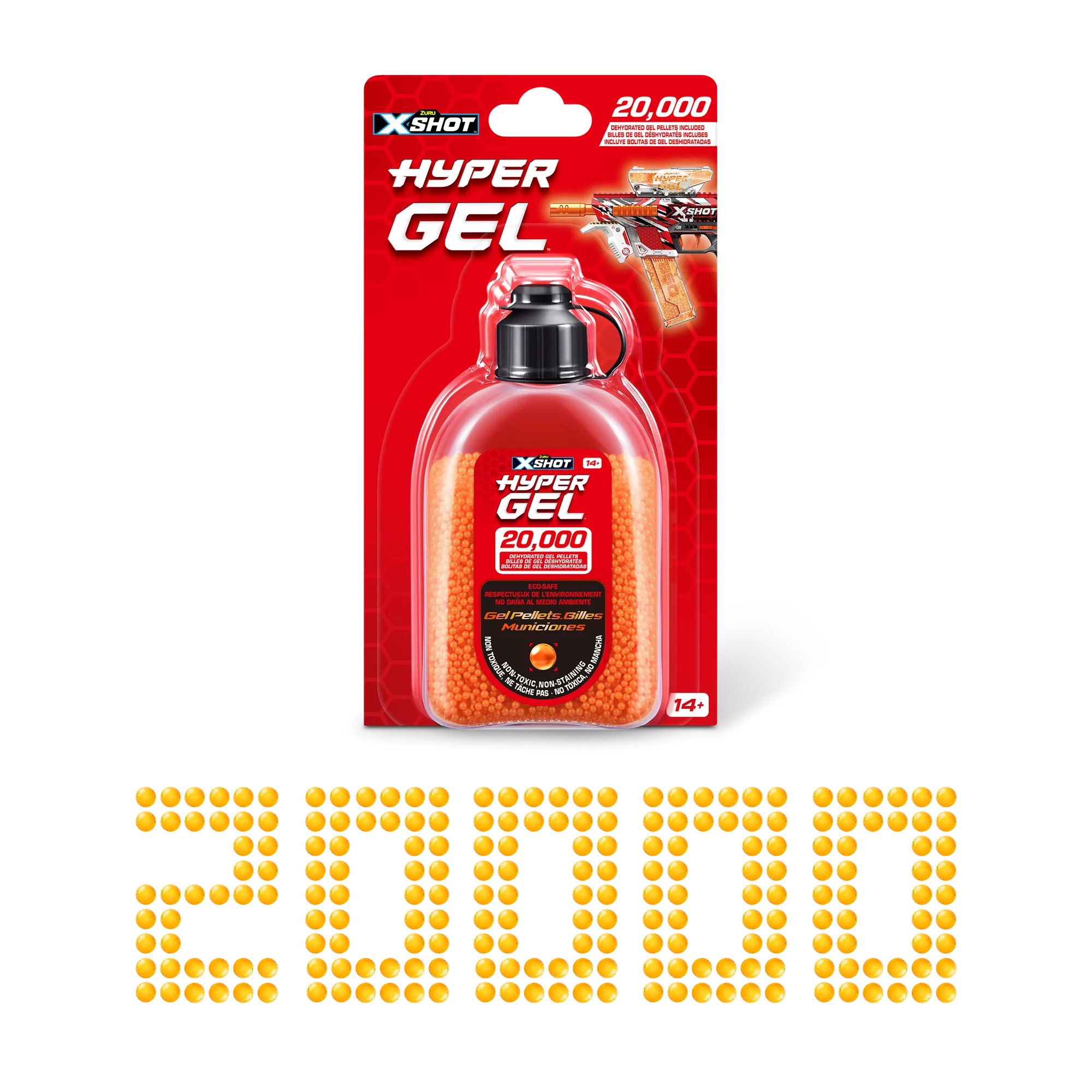 X Shot Hyper Gel Blaster Gellets 20000 Pack