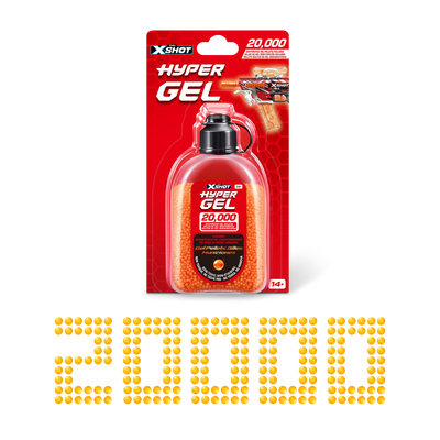 X Shot Hyper Gel Blaster Gellets 20000 Pack