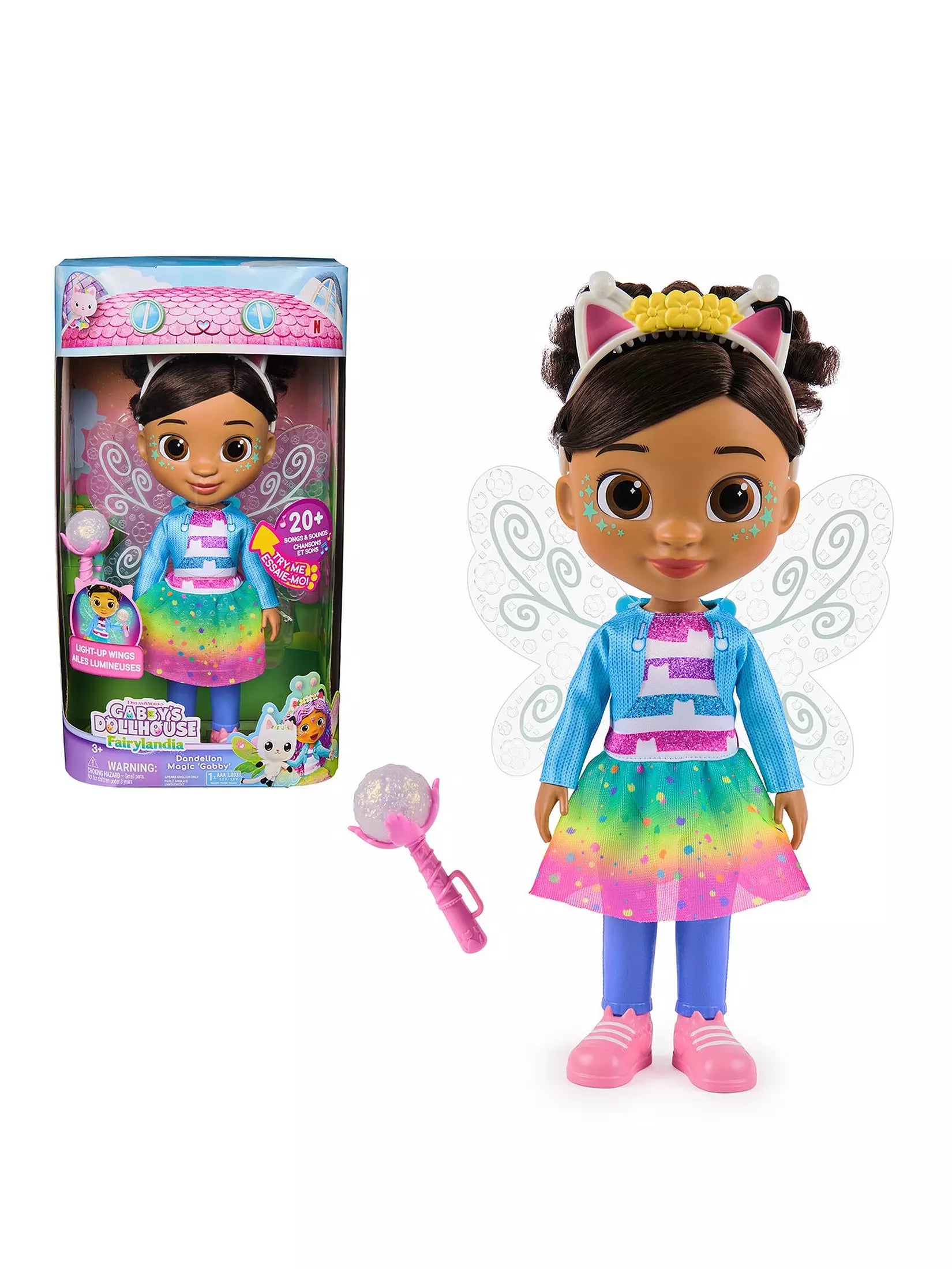 Gabby's Dollhouse Fairylandia Dandelion Magic Gabby Doll