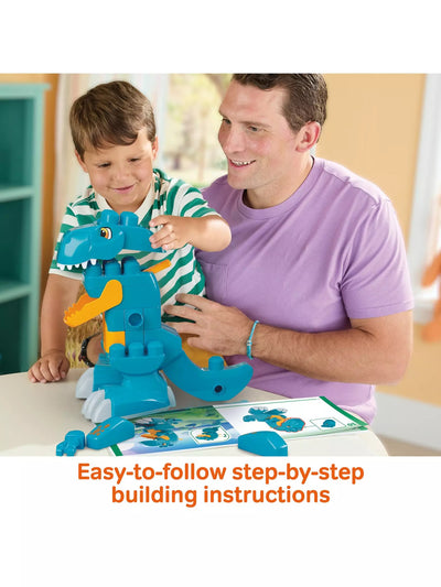 Mega Bloks 3 In 1 Build And Chomp Dinosaur Construction Set