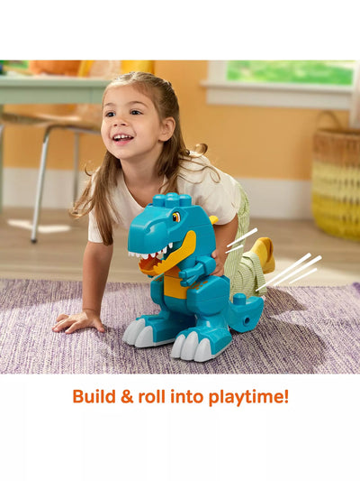 Mega Bloks 3 In 1 Build And Chomp Dinosaur Construction Set