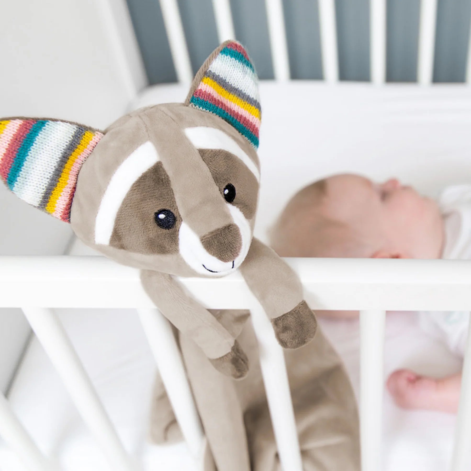 Zazu Robin The Racoon Baby Comforter With Heartbeat Sound