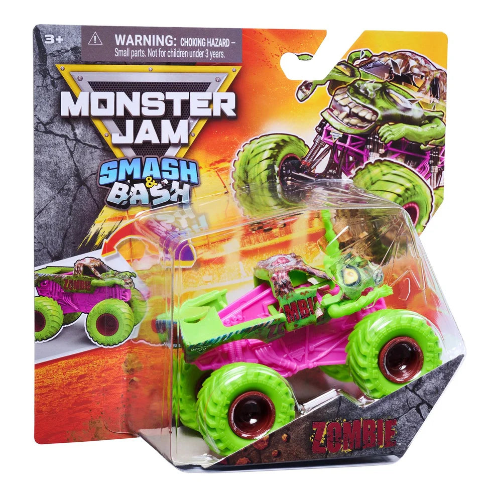 Monster Jam Monster Truck Smash And Bash 1:64 Zombie