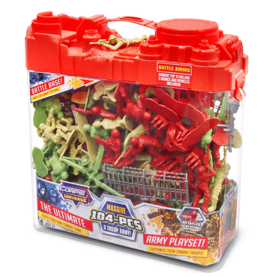 The Corps! 104 Piece Army Soldier Playset