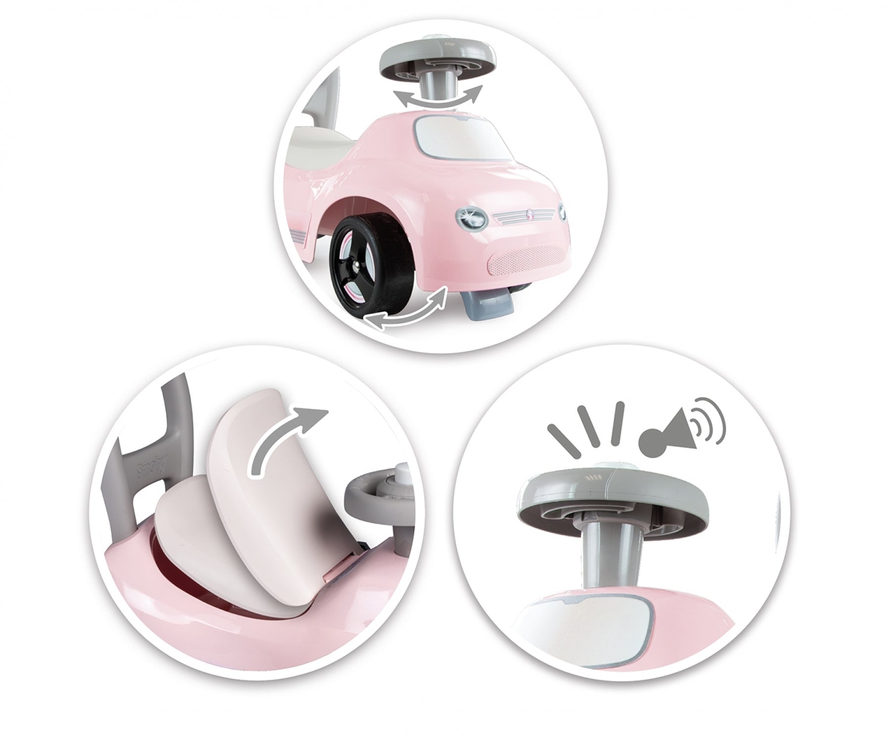 Smoby My First Ride On Pink