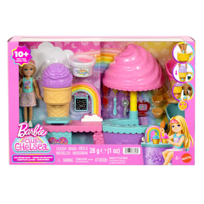 Barbie Club Chelsea Ice Cream Shop Playset With Chelsea Doll